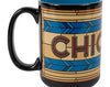 Open image in slideshow, Chicago Flag Stained Glass Mug