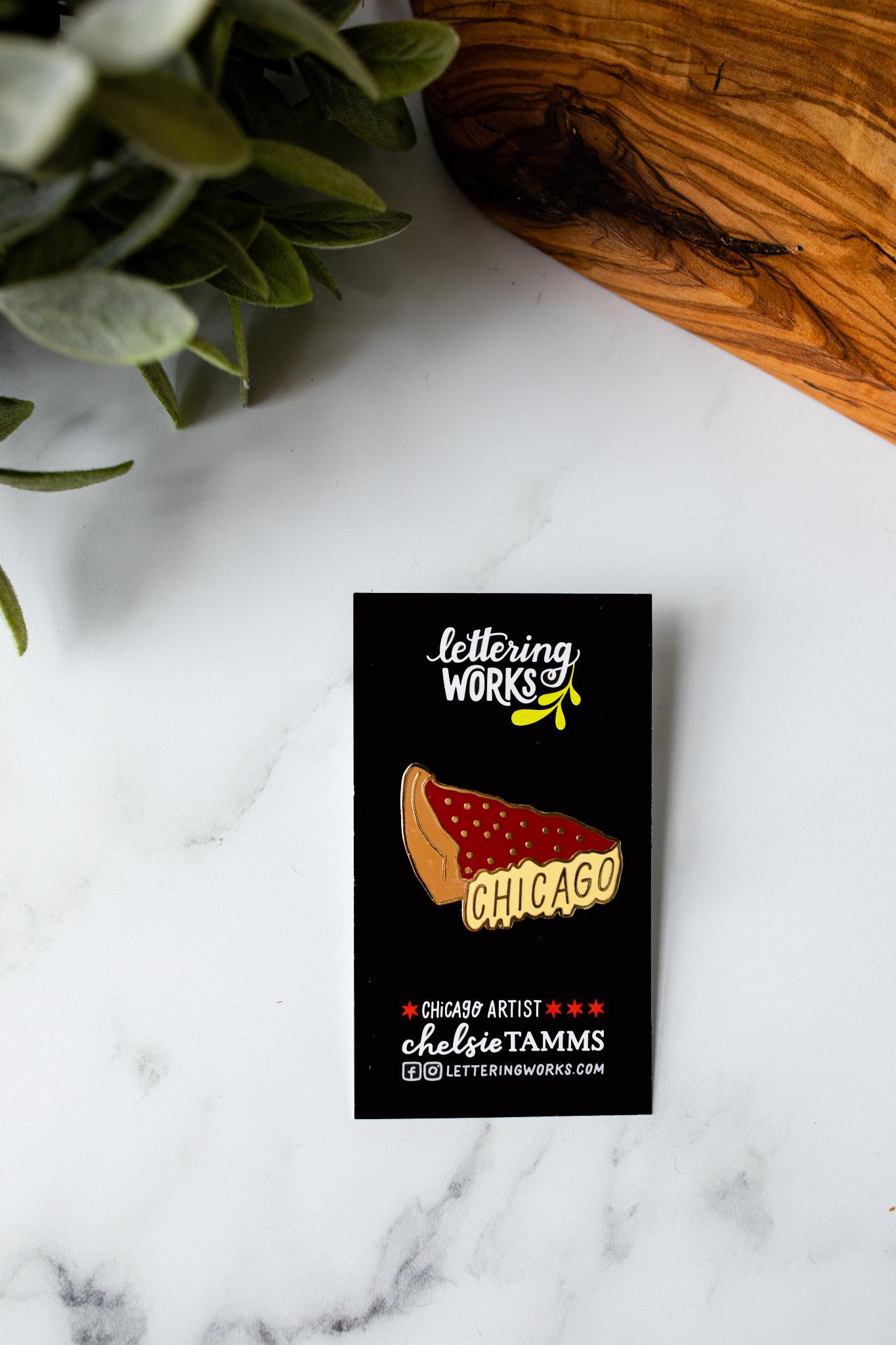 Chicago Pizza Pin